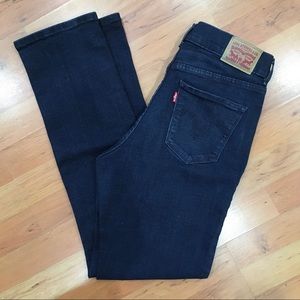 Levi’s Classic Straight Jeans, Dark Wash, Stretchy